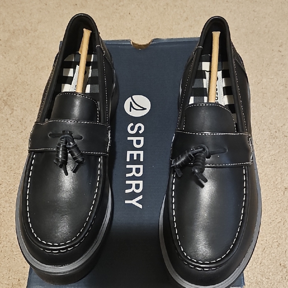 Sperry Women's Black Loafers